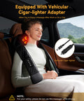 Knqze Neck Massager With Heat Neck Massager For Pain Relief Deep Tissue 4D Deep Tissue Kneading Massage For Back Leg Full Body Muscle Pain Relief Ergonomic Design Ideal For Women Men Not Cordless