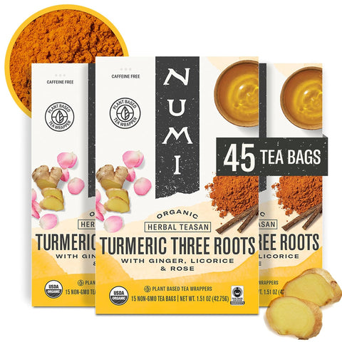 Numi Organic Matcha Toasted Rice Tea, 100 Green Tea Bags, Medium Caffeine