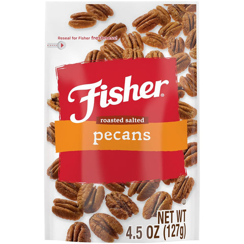 Fisher Snack Glazed Pecans Candied, 24 oz, Pack of 1 | Junior Mammoth Candied Pecans, Perfect For Gifting Or Personal Enjoyment, Crunchy, Irresistibly Sweet