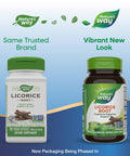 Nature's Way Licorice Root 900 mg per serving 100 Vegan Capsules