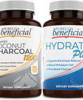 Activated Coconut Charcoal/Hydrate Plus Electrolyte Combination,