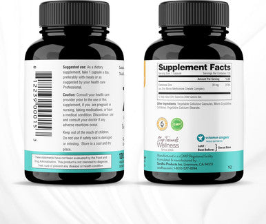 Sandhu'S Zinc 30Mg 120 Count Supplement4 Months SupplyMade In The Usa Immune & Antioxidant Support High Potency & Superior Absorption Capsules