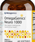 Metagenics - OmegaGenics Neuro 1000 750 mg DHA and 250 mg EPA Concentrated Purified Source of Omega-3 Fatty acids 60 Count