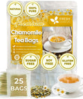 FreshDrinkUS, Premium 120 Mulberry Leaf Tea Bags, 100% Natural & Pure from Mulberry Leaves. Loose Leaf Herbal Tea. Made with Natural Material Tea Bags. No Sugar, No Caffeine, No Gluten, Vegan.