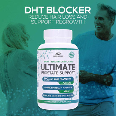 Best Over-The-Counter Prostate Support Health Supplement For Men - 600 Mg Saw Palmetto 300Mg Pygeum - 16 Herbs + Zinc - Relief From Enlarged Prostate & Stop Frequent Urination - 60 Capsules