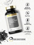 Calcium Magnesium Citrate with Vitamin D3 | 300 Capsules | Non-GMO & Gluten Free Supplement | by Carlyle