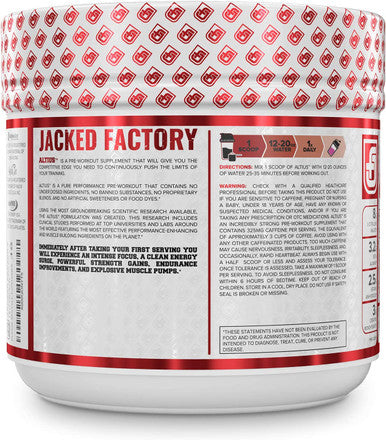 ALTIUS PreWorkout Supplement Naturally Sweetened Clinically Dosed Powerhouse Formulation Increase Energy Focus Enhance Endurance Boost Strength Pumps Performance Mixed Berry Blast 14.3 OZ