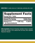Nature's Bounty Vitamin B12 Supplement, Supports Metabolism and Nervous System Health, 1000mcg, 100 Tablets