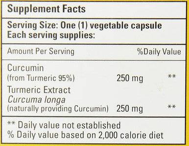 Curcumin 500 50 Veg Caps By Bio Nutrition Inc