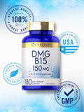 Carlyle Dmg Supplement | B15 | 150 Mg 180 Capsules | N-Dimethylglycine | Vegetarian, Non-Gmo, Gluten Free