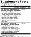 Codeage 5 Servings of s & Veggies Equivalent in 1 Single Capsule, Food Non-GMO, 15 Greens & s All-in-One Pill, Eat Vegetables for Wellness Vegan Vitamins Supplement, 60 ct