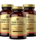 Solgar Essential Amino Complex 90 Vegetable Capsules (Pack Of 3) - Free Form Essential Amino Acids - Non-Gmo Vegan Gluten Free Dairy Free Kosher 270 Total Servings