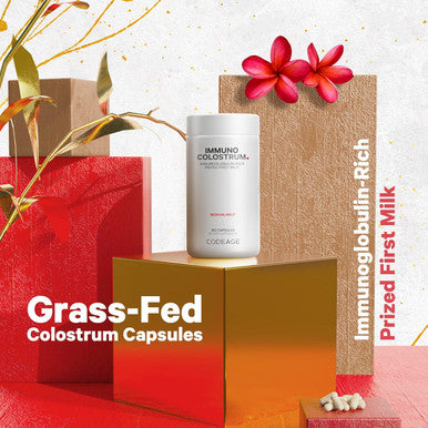 Codeage Colostrum Supplement Grass-Fed Colostrum - Prized First Milk - Grass-Finished ze-Dried - Cow Colostrum - Vitamins Immunoglobulins Growth Factors - Non-GMO Gluten- - 180 Capsules