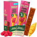 Solely - Organic Mango Fruit Jerky - 12 Individually Wrapped Fruit Strips - Fruit Leather Made from Dried Fruits - Healthy Snacks, Vegan - 0.8oz (23g)