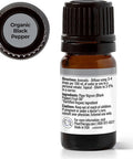 Black Pepper ORGANIC Essential Oil. 5 ml. 100% Pure, Undiluted, Therapeutic Grade.