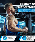 Built Nature Pre Workout Powder - Sugar-Free Energy, Pump & Endurance Supplement For Men & Women - 250Mg Caffeine, Amino Acids, L-Citrulline, L-Arginine, Carnosyn Beta-Alanine - Watermelon Flavor, 30 Servings