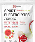 Electrolytes Powder, 2 lbs | 90 Servings | Sugar Free Workout Hydration | Potassium, Sodium, Magnesium, L-Glutamine, Beta-Alanine, & B Complex | Berry Punch Flavor | Non-GMO, Gluten Free
