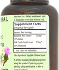 Barlowe's Herbal Elixirs Liver Support Formula - 60 650mg VegiCaps - Stearate Free, Glass Bottle!