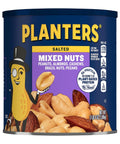 PLANTERS Deluxe Sea Salt Mixed Nuts, Plant Based Protein, 27 Oz (1 Ct) | Mixed Nuts: Cashews, Almonds, Pecans, Pistachios, Hazelnuts. Snacks for Adults. Resealable Jar. Party Snack