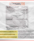 EPN Supplements Doctor'S Rx | #1 Rated Acne Treatment Supplement To Reduce Breakouts, Clearer Skin & Hormone Balance | Ultra Strength Formula + 25 Ingredients | 3Rd Party Tested & Usa Made - 60 Capsules