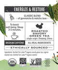 Numi Organic Tea Matcha Toasted Rice 18 Count (Pack of 3) Box of Tea Bags Green Tea (Packaging May Vary)