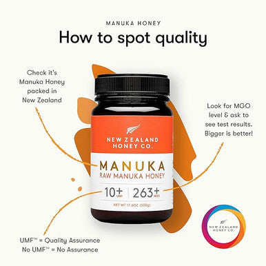 Honey New Zealand Manuka Honey UMF 10+/MGO263 500g