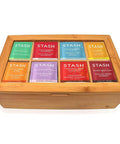 Blue Ribbon Tea Bags Sampler Assorted Tea Bags in Bamboo Box 80 Count 30 Flavors s For Women Men Family Friends Coworkers