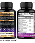 Nutraharmony Liver Cleanse Detox & Repair - Milk Thistle Dandelion Artichoke Tudca Glutathione & Nac - Effective Liver Health Supplement 80 Silymarin - Laboratory Tested Vegan - Made In Usa 60 Capsules