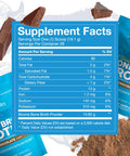 Paleovalley 100% Grass Fed Bone Broth Protein Powder Chocolate Rich in Collagen for Hair Skin Gut Health Bone and Joint Support 28 Servings