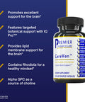 Premier Research Labs Cereven - Brain Support Supplement With Rhodiola Extract, Marine Coral & Turmeric - Herbal Extracts Dietary