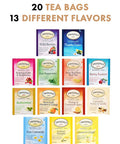 Blue Ribbon Twinings Herbal Tea Bags Sampler Assortment Variety Pack Box - 20 Count 13 Flavors - Perfect Variety - s for Mom Dad Family Coworkers Friends Women Men HERBAL TEA Lovers