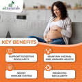 Aitnaturals Probiotics Women's-50 Billion (30 Capsules) | 15 Probiotics + Organic Prebiotic Fiber Promotes Digestive Wellness Support Immune System Bloating Bowel Movement Vaginal & Urinary Health