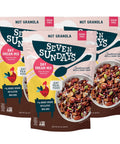 Seven Sundays Nut Granola Cereal, Day Dream Dark Chocolate Raspberry, 20 Oz Bag (Pack of 3), Grain & Gluten Free, 4g Protein, 5g Net Carbs, Keto Friendly