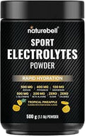 Sport Electrolytes Powder No Sugar, 500g (52 Servings) | Electrolyte Hydration Drink Mix with Sodium, Potassium, Magnesium, L-Glutamine, Beta Alanine, & Coconut Water ÃƒÆ’Ã†â€™Ãƒâ€šÃ‚Â¢ÃƒÆ’Ã‚Â¢ÃƒÂ¢Ã¢â€šÂ¬Ã…Â¡Ãƒâ€šÃ‚Â¬ÃƒÆ’Ã‚Â¢ÃƒÂ¢Ã¢â‚¬Å¡Ã‚Â¬Ãƒâ€¦Ã¢â‚¬Å“ Tropical Pineapple Flavor