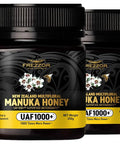 FREZZOR Premium New Zealand Raw Multifloral Manuka Honey with UAF1000+ Super Antioxidant, 230% More Bioactive, Best Support for Everyday Wellness, Antioxidant Superfood, 1 Jar (8.8oz/250g)