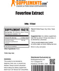 BulkSupplements Feverfew Extract - Feverfew Flower Extract - Feverfew Herb Supplement - Fever Few Extract Powder - Brain Herbs Supplement (500 Grams - 1.1 lbs)