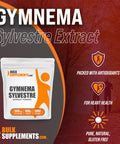 BulkSupplements Gymnema Sylvestre Extract Powder - Herbal Supplement Powder, from Gymnema Leaf - 500mg of Gymnema Extract , (500 Grams - 1.1 lbs)