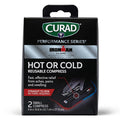 Curad Ironman Hot or Cold Reusable Compress Reusable Ice Pack for Injuries Small Compress is 5 in x 10.8 in 2 Count