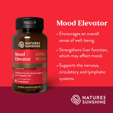 Nature'S Sunshine Mood Elevator Chinese TCM Concentrate 30 Capsules