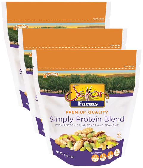 Setton Farms Pistachio Nut Blend with Almonds, Pistachios and Cashews, 4 oz Resealable Bag