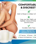 Clear Gel Silicone Scar Tape-See Through Silicon Medical Grade Stripsscar Repair Sheet Transparent Burn Breast Face Discover Acne Scars Solution Removal Must Haves-5 Foot Roll-No Messy Cream Silikan