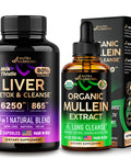 NUTRAHARMONY Liver Support Detox Blend & Mullein Drops