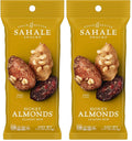 Sahale Snacks Pomegranate Vanilla Cashews, 4 oz Pouches (6 Packs) - Dry-Roasted Deluxe Mixed Nuts with Pomegranate Infused Apples & Madagascar Vanilla - Non-GMO, Kosher, & Certified Gluten-Free Snacks