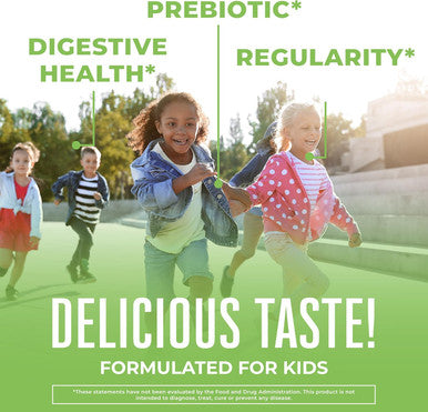 Maryruth Organics Nutritional Supplement 2 Month Supply Sugar Prebiotic for Kids Ages 2+ Gut Health and Digestion Support 3g Soluble Fiber Per Gummy 60 Count