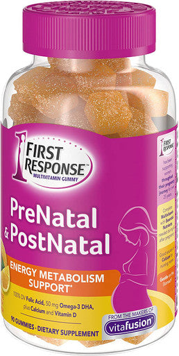 FIRST RESPONSE PreNatal & PostNatal Energy Metabolism Support, Orange Punch 90 ea