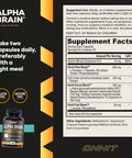Onnit Alpha Brain Premium Nootropic Brain Supplement 90 Count for Men Women Caffeine Focus Capsules for Concentration Brain Memory Support Brain Booster Cats Claw Bacopa Oat Straw