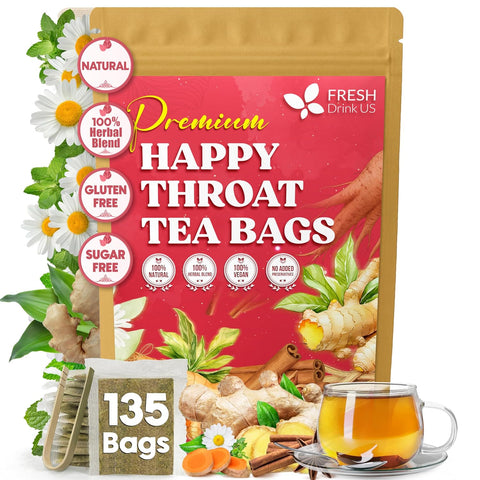 FreshDrinkUS, Premium 120 Mulberry Leaf Tea Bags, 100% Natural & Pure from Mulberry Leaves. Loose Leaf Herbal Tea. Made with Natural Material Tea Bags. No Sugar, No Caffeine, No Gluten, Vegan.