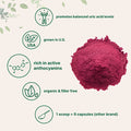 Sustainably US Grown Organic Tart Cherry Powder 4 Ounce Pure Tart Cherry Supplements Uric Acid cleanse Antioxidant and Flavonoids Enhance Joint Health Sleep Cycles Immune System