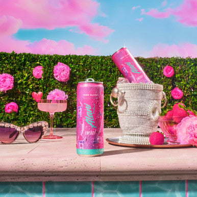 Alani Nu PINK SLUSH Sugar Free Low Calorie Energy Drinks 200mg Caffeine Biotin B Vitamins Zero Sugar 10 Calories 12 Fl Oz Cans 12 Pack