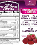 Multivitamin Gummy Vitamins, Berry Flavored Adult Daily Vitamins For Women & Men With Multi Vitamin A, C, D, E, B6, B12, Zinc & Antioxidants Supplement For Immune Health Support, Non-Gmo - 120 Gummies